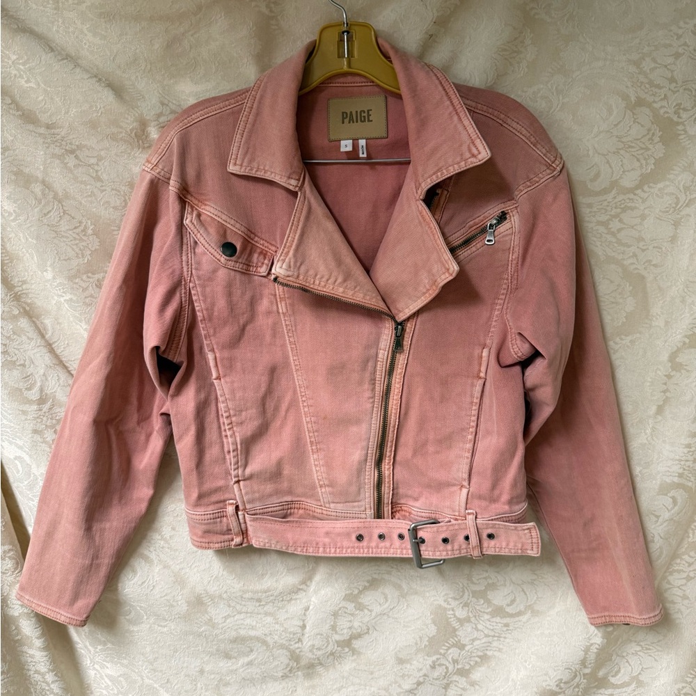 Paige Cropped Denim Jacket